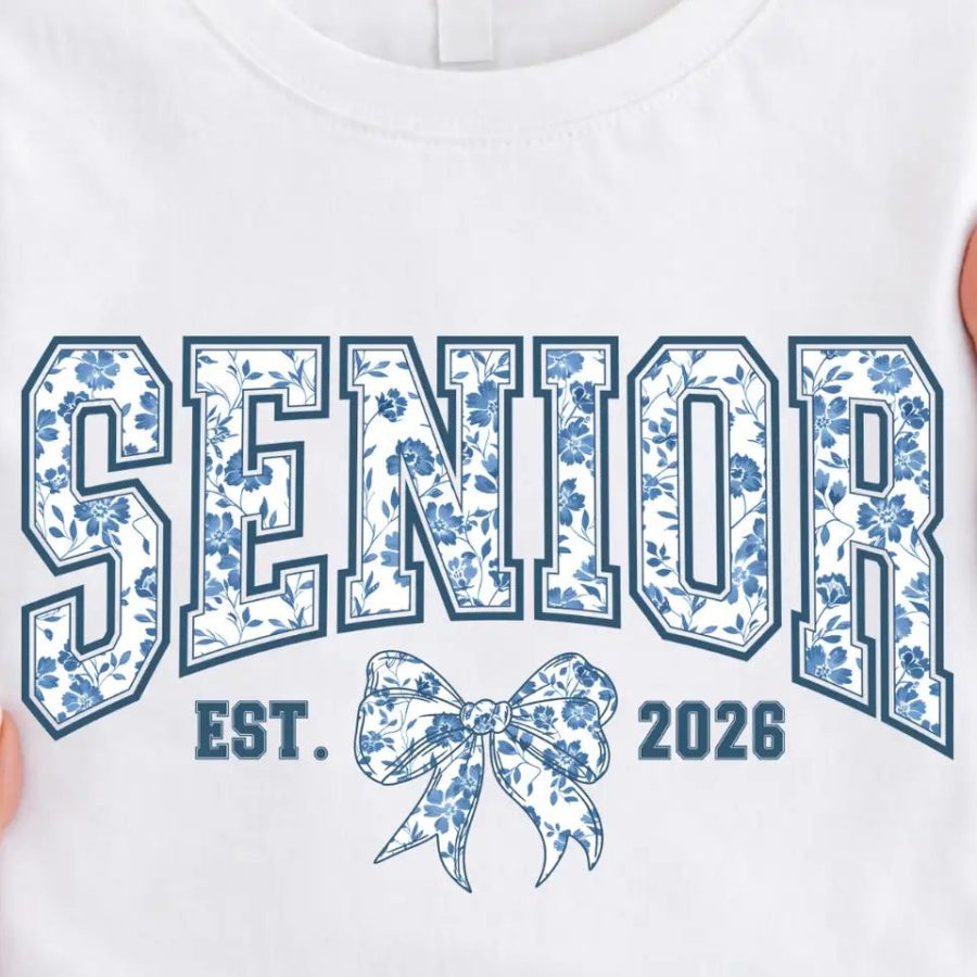 Senior 2026 Floral Graphic Tee