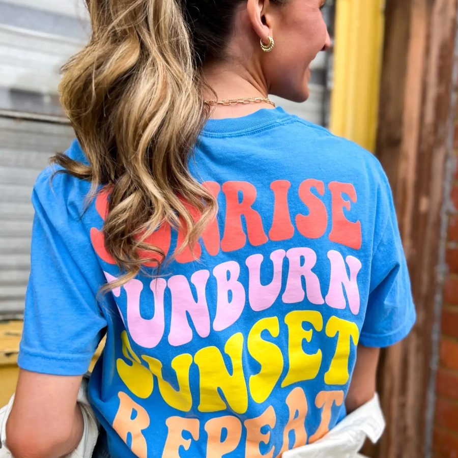 Sun Repeat Tee