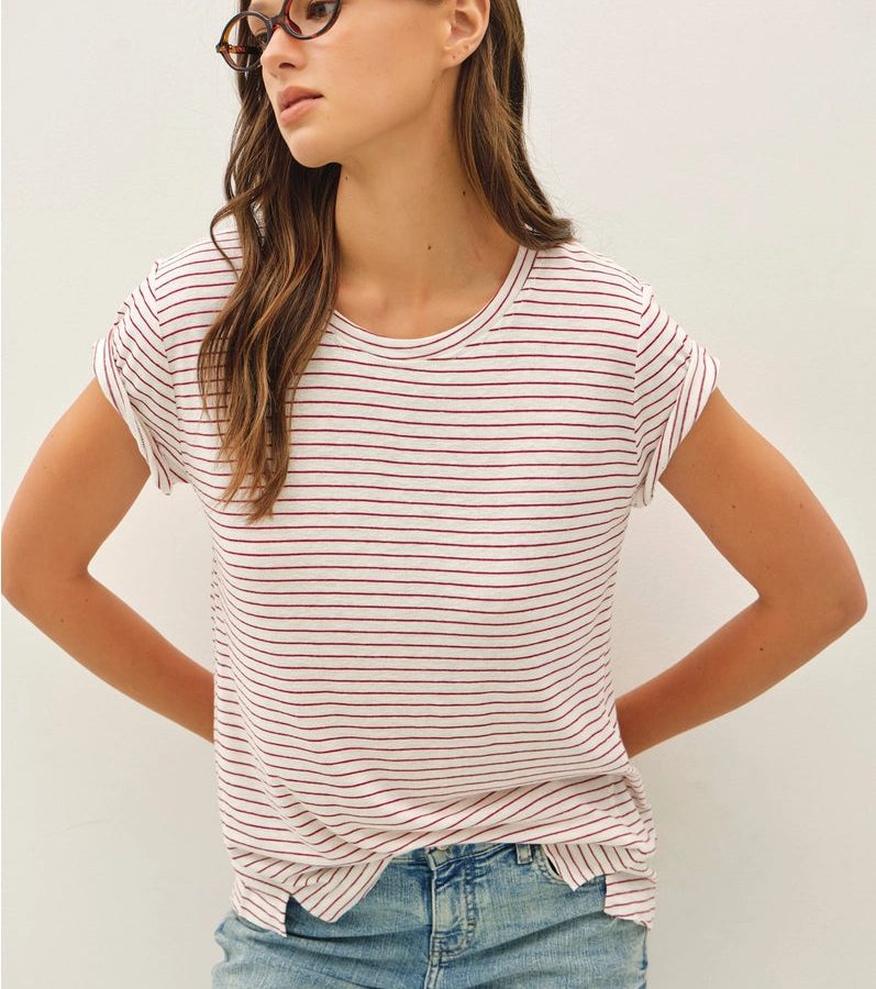 Sunny Side Stripe Tee