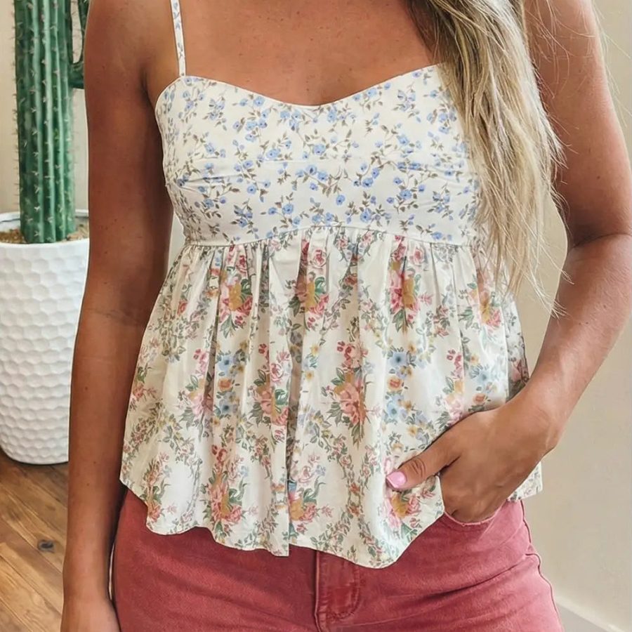 Prairie Blossom Babydoll Top